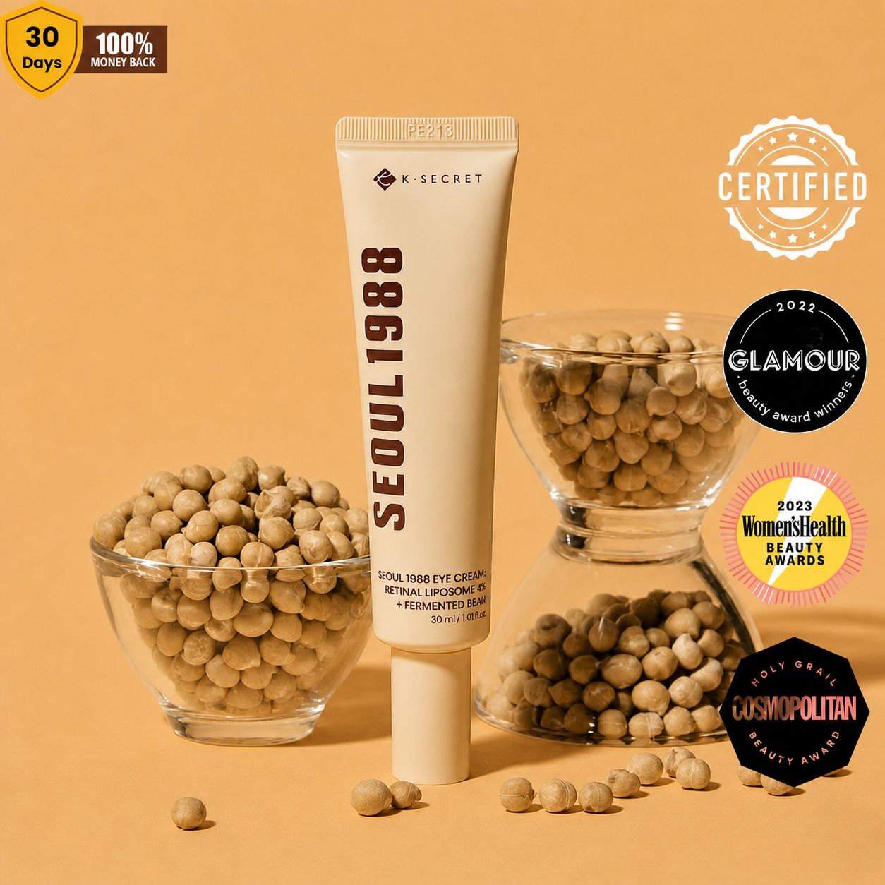 SEOUL 1988 Eye Cream : Retinal Liposome 4% + Fermented Bean