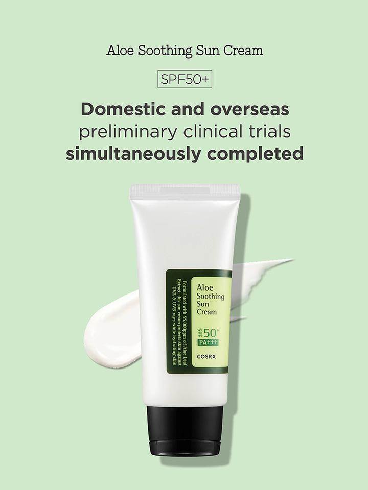 COSRX Aloe Soothing Sun Cream SPF50