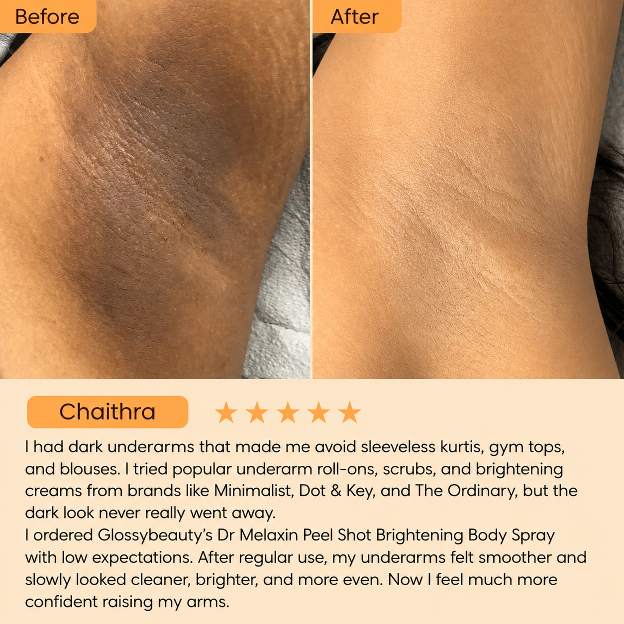 Dr. Melaxin Peel Shot: Brightening Body Spray